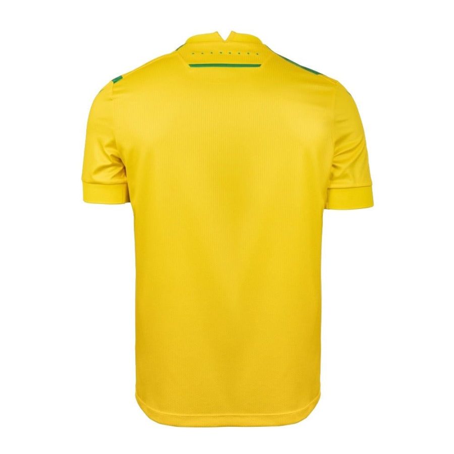 maillot-domicile-fc-nantes-saison-2024-2025-tenue-officielle-jaune-et-verte hjemmebanetrøje FC Nantes sæson 2024 2025 officielt sæt gul og grøn