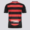 hjemmebanetrøje Flamengo sæson to tusind femogtyve rød og sort med klubbens emblem