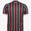 Hjemmebanetrøje Fluminense 2025 officiel trøje trefarvet granat grøn hvid