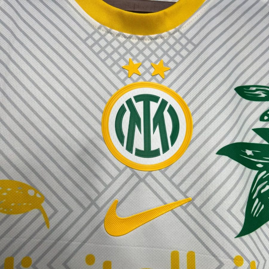 Fodboldtrøje hjemmebane Inter Milan specialudgave gul slange-design