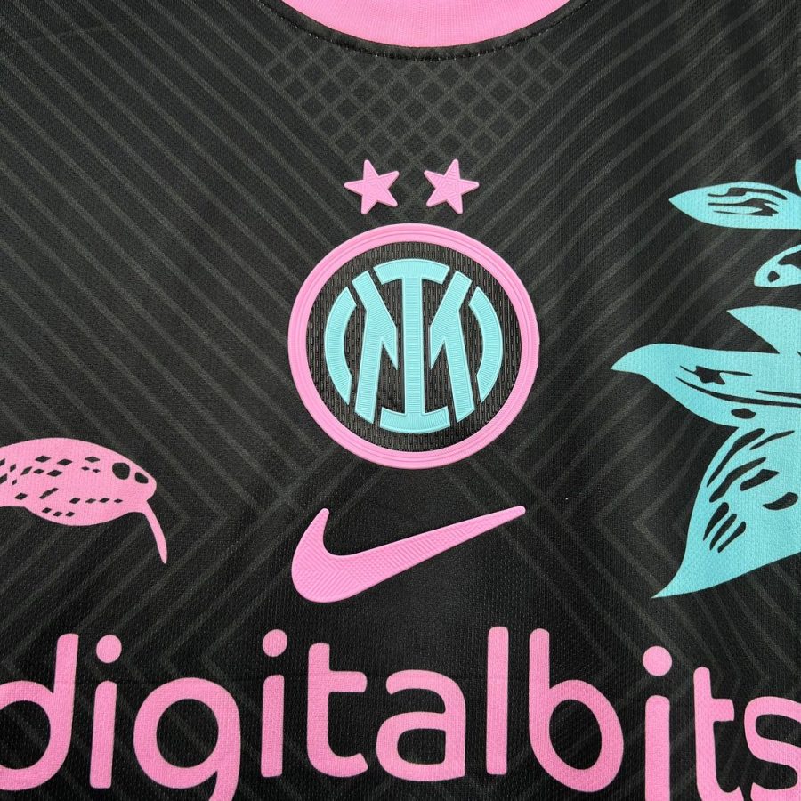 Fodboldtrøje hjemmebane Inter Milan pink slange-design specialudgave sæson 2025 2026