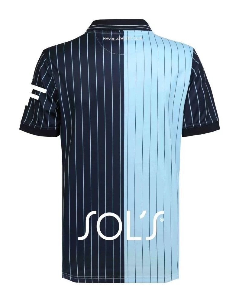maillot-domicile-le-havre-ac-saison-2025-2026-tenue-officielle-football fodboldtrøje hjemmebane Le Havre AC sæson 2025 2026 officielt fodboldoutfit