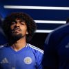 maillot-domicile-leicester-city-saison-deux-mille-vingt-quatre-deux-mille-vingt-cinq-bleu-officiel-premier-league Leicester City hjemmebanetrøje sæson 2024 2025 blå officiel Premier League
