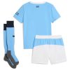 Manchester City hjemmebanetrøje til børn sæson 2025 2026 med shorts