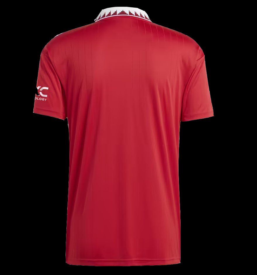 maillot-domicile-manchester-united-saison-2022-2023-rouge-officiel hjemmebanetrøje Manchester United sæson 2022 2023 rød officiel