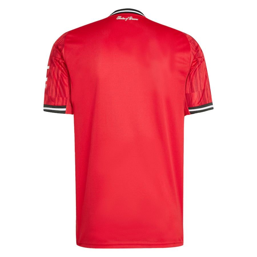 hjemmebanetrøje Manchester United sæson 2025 2026 rød adidas