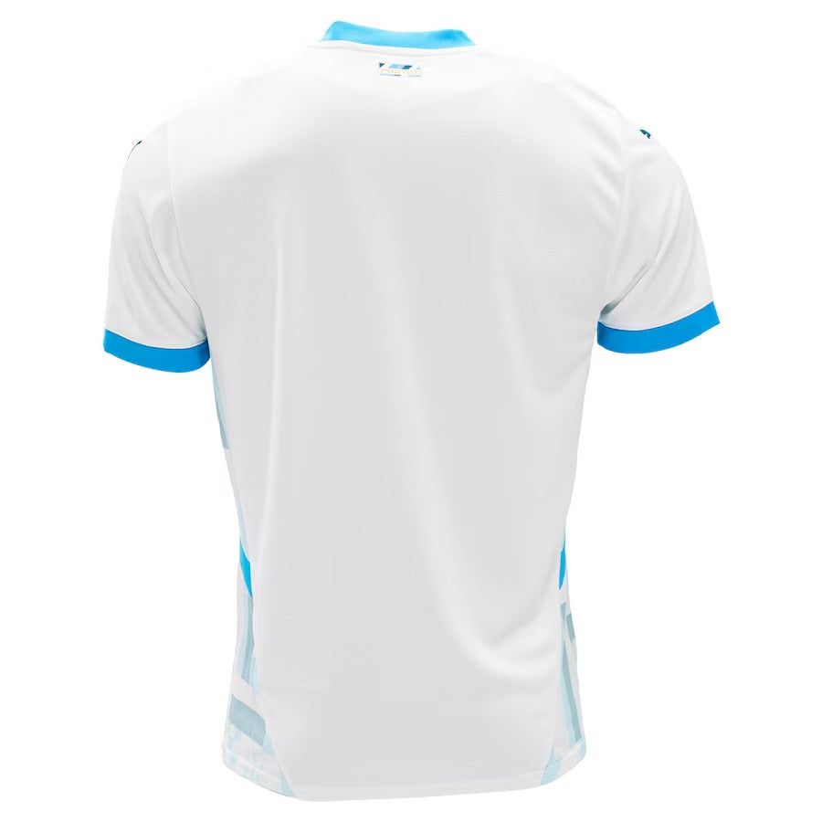 maillot-domicile-olympique-de-marseille-saison-2024-2025-bleu-et-blanc hjemmebanetrøje Olympique de Marseille sæson 2024 2025 blå og hvid