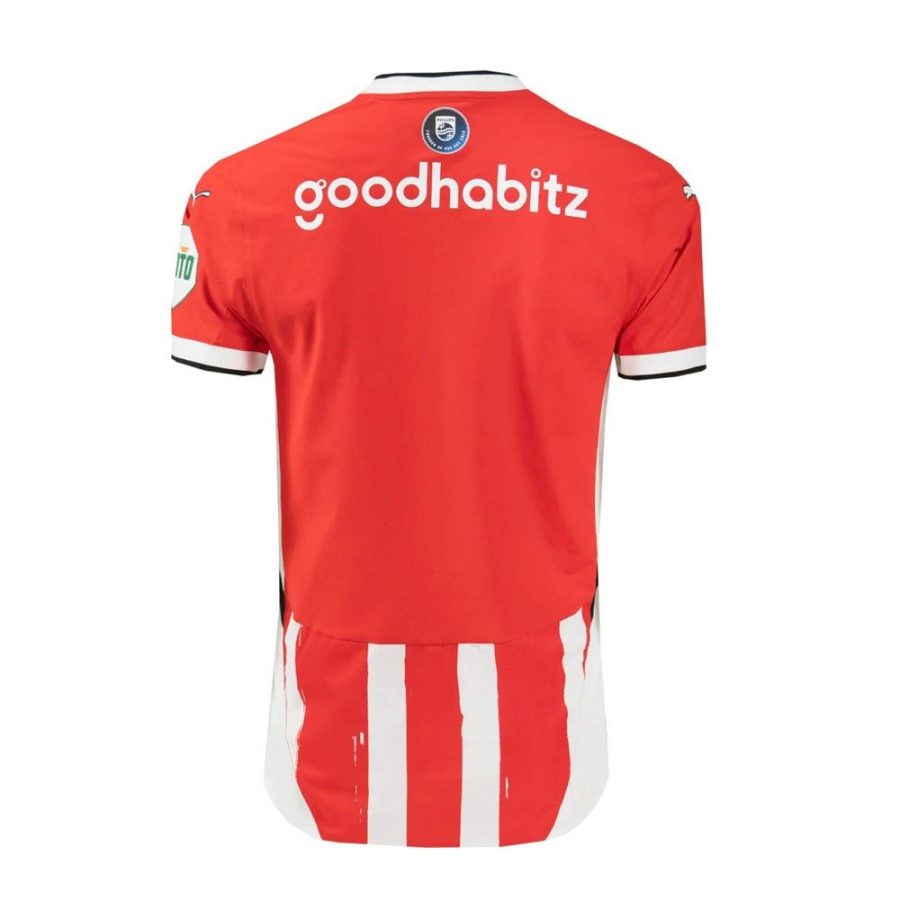 PSV Eindhoven hjemmebanetrøje sæson 2024 2025 officiel trøje rød og hvid