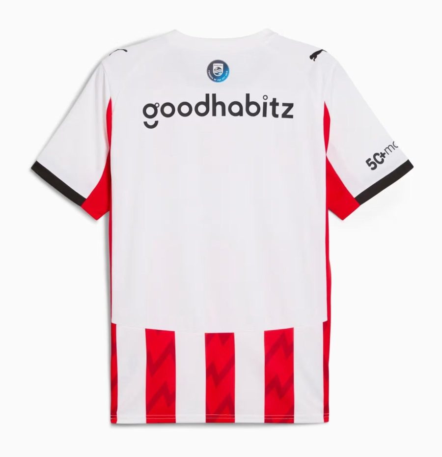 Hjemmebanetrøje PSV Eindhoven sæson 2025 2026 officiel fodbolddragt