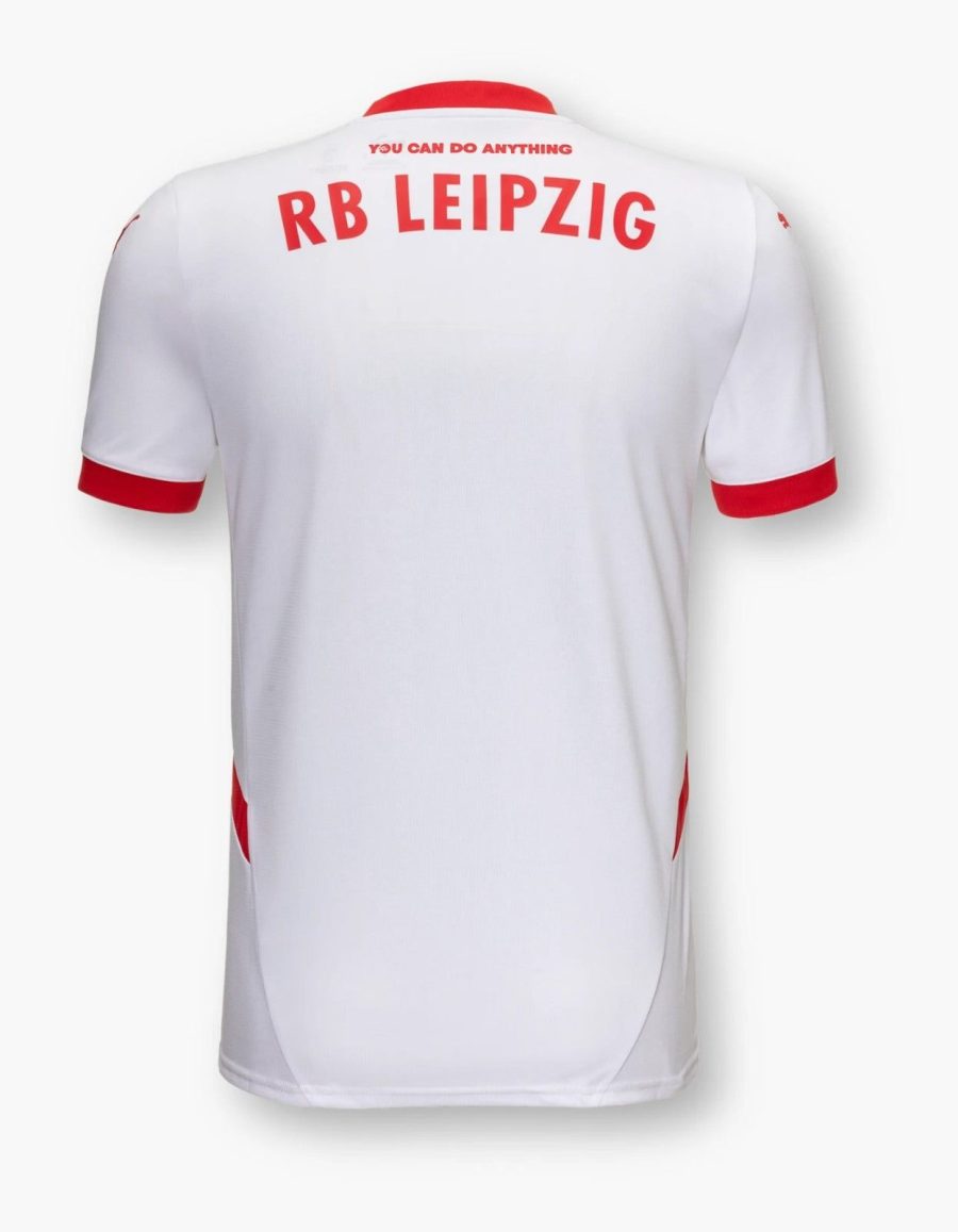 Hjemmebanetrøje RB Leipzig sæson 2024 2025 rød og hvid