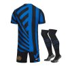 Børnefodboldtrøje Inter Milan hjemmebane sæson 2024 2025 med matchende shorts