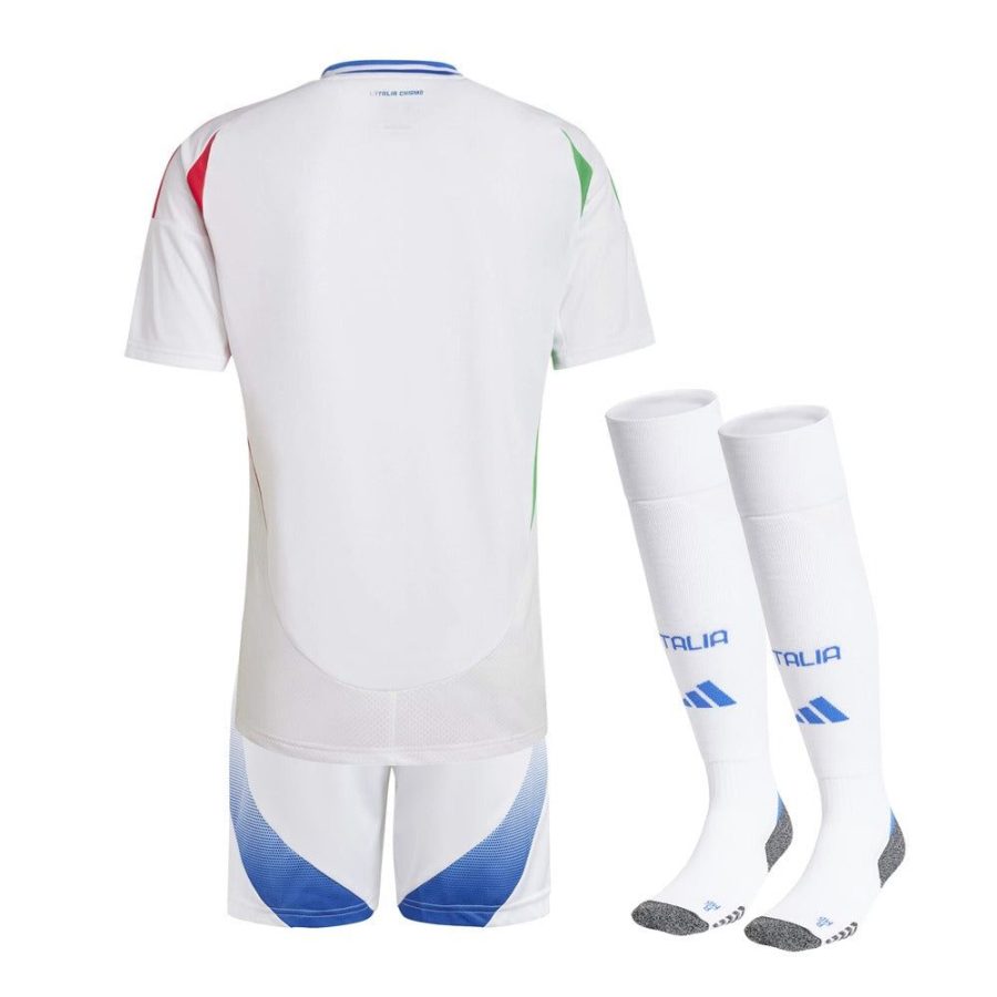 maillot-enfant-italie-exterieur-2024-bleu-pour-tenue-de-football Børnetrøje Italien udebane 2024 blå til fodbolddragt