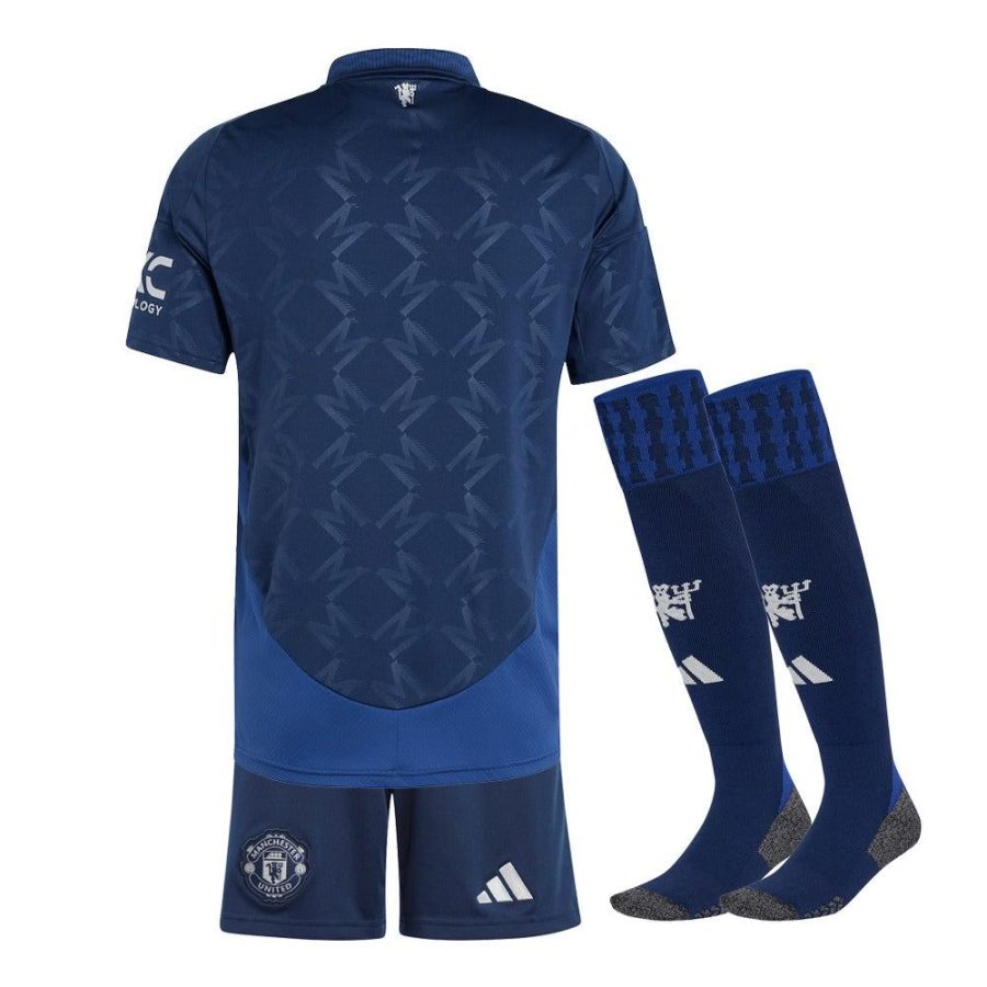 børnetrøje Manchester United ude 2024 2025 med shorts