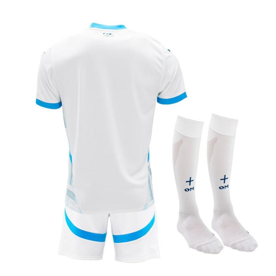 maillot-enfant-olympique-de-marseille-domicile-saison-2024-2025 børnetrøje Olympique de Marseille hjemmebanetrøje sæson 2024 2025