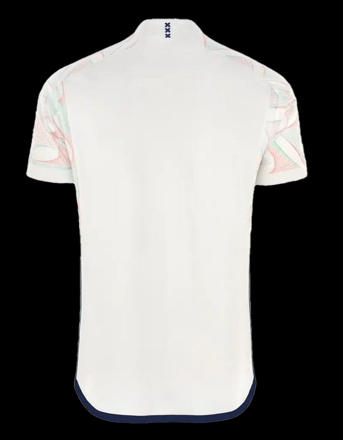 maillot-exterieur-ajax-amsterdam-saison-2023-2024-tenue-officielle-de-football Udebanetrøje Ajax Amsterdam sæson 2023 2024 officielt fodboldsæt