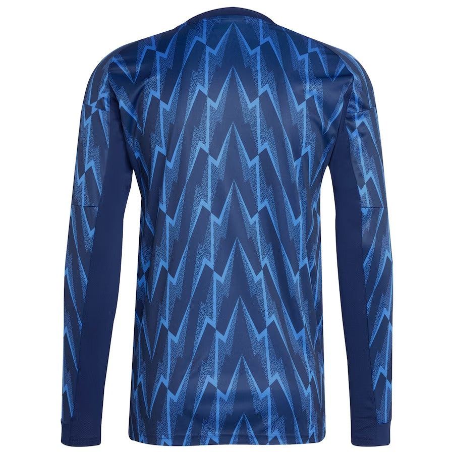maillot-exterieur-arsenal-manches-longues-saison-2025-2026-tenue-de-football Udebanetrøje Arsenal lange ærmer sæson 2025 2026 fodbolddragt