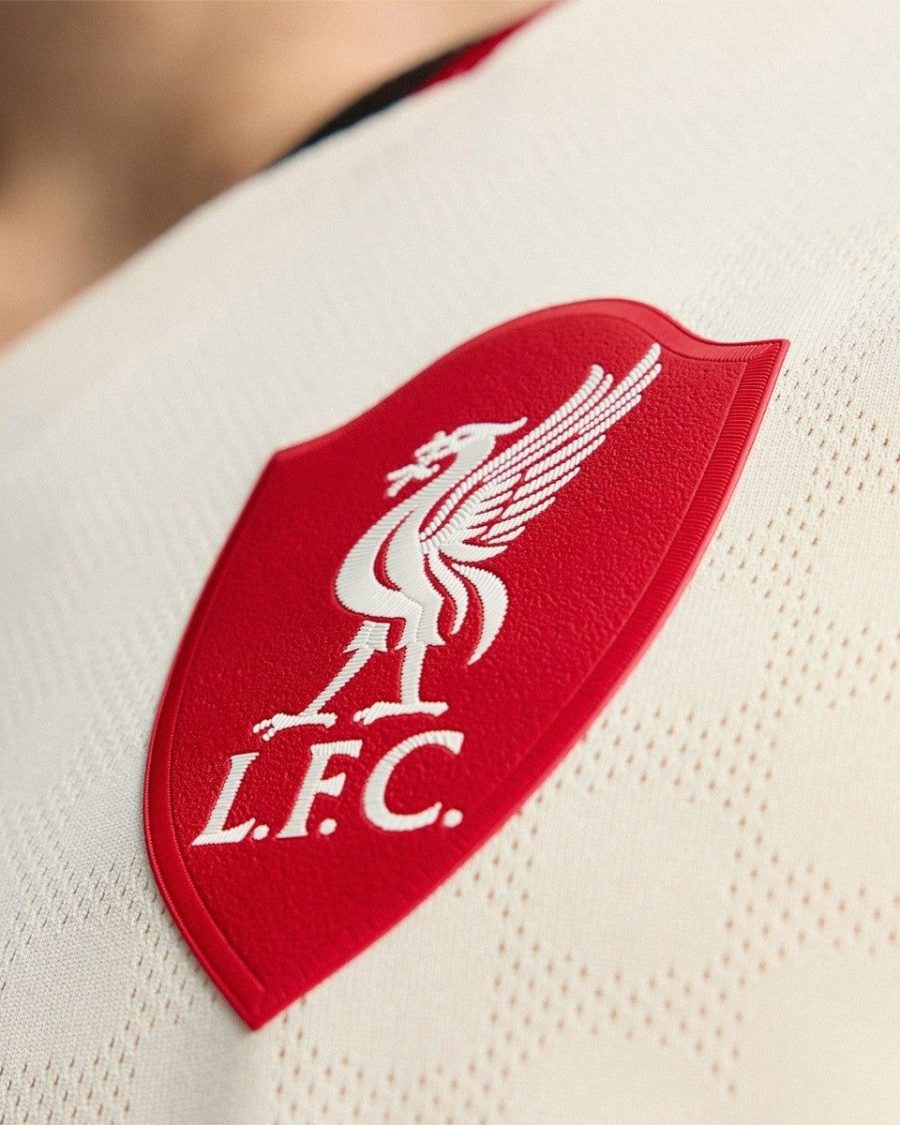 Udebanetrøje Liverpool sæson 2025 2026 officiel dragt