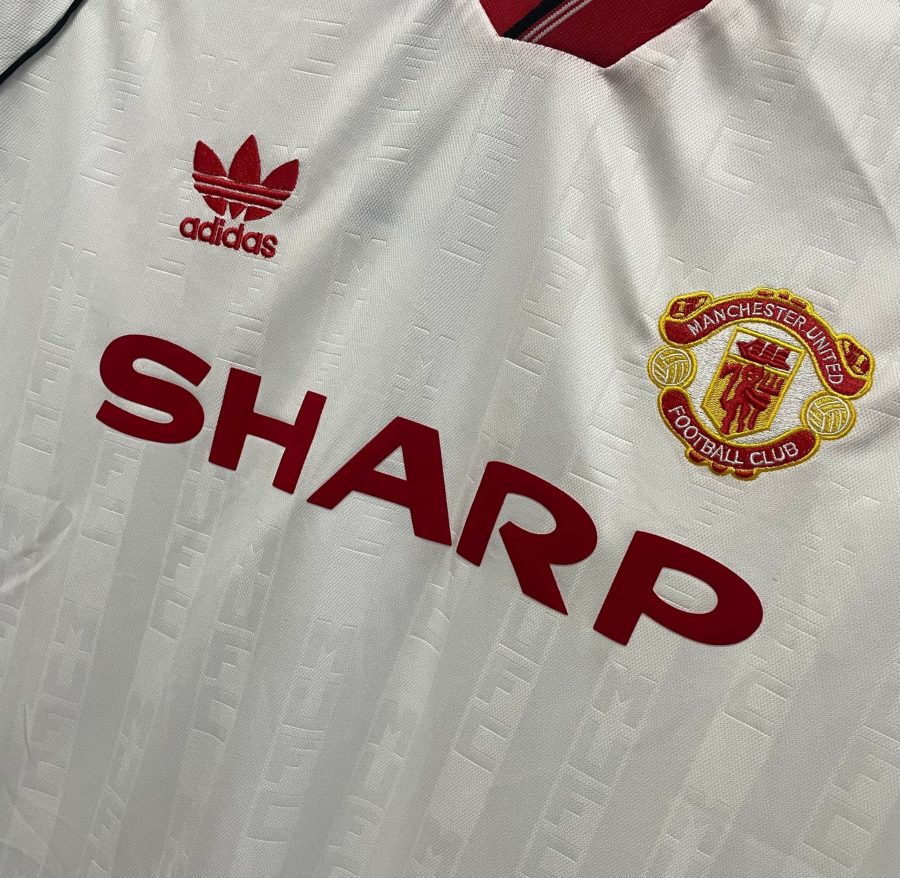 maillot-exterieur-manchester-united-saison-1988-1989 Udebanetrøje Manchester United sæson 1988 1989