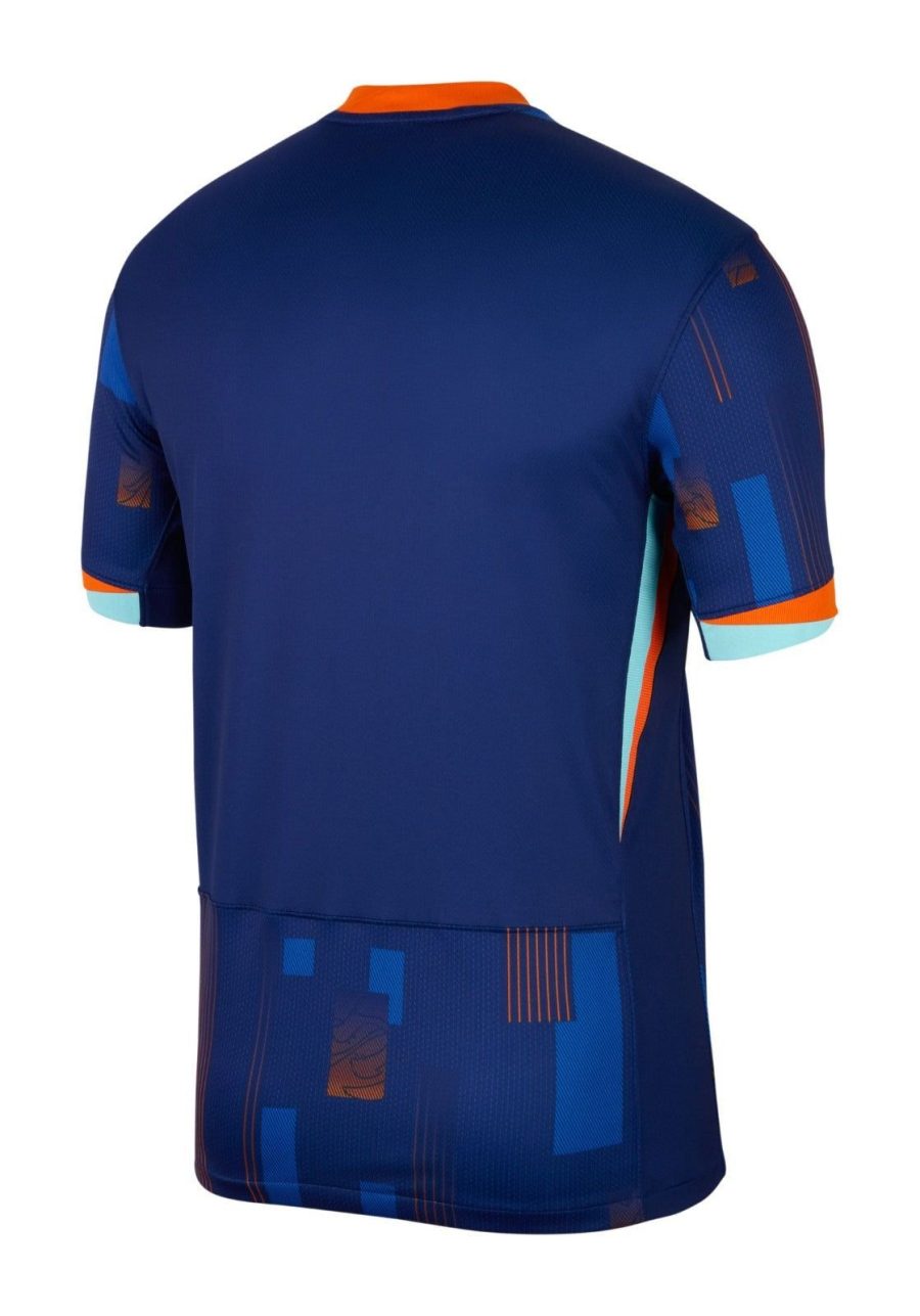 maillot-exterieur-pays-bas-2024-orange-equipement-officiel-football udebanetrøje Holland 2024 orange officielt fodboldudstyr