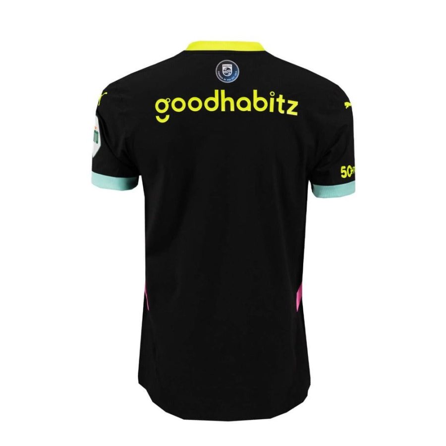maillot-exterieur-psv-eindhoven-saison-deux-mille-vingt-quatre-deux-mille-vingt-cinq-tenue-officielle Udebanetrøje PSV Eindhoven sæson to tusind fireogtyve to tusind femogtyve officiel trøje