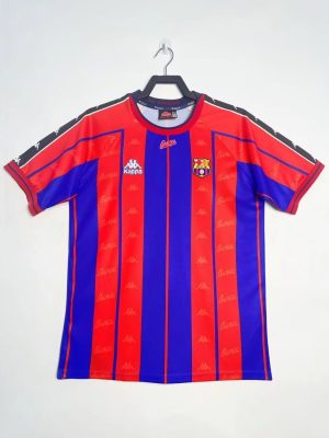 maillot-fc-barcelona-domicile-19971998 FC BARCELONA HJEMMEBANETRØJE 19971998