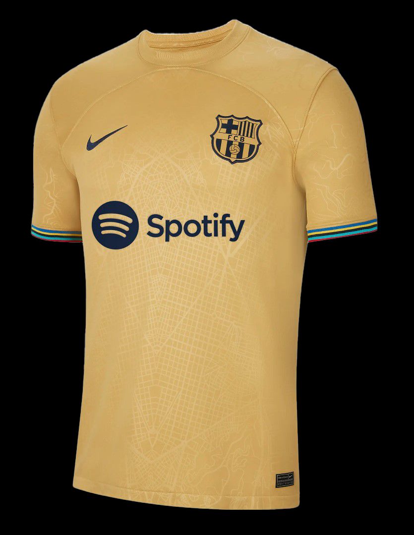 maillot-fc-barcelona-exterieur-20222023 FC BARCELONA UDEBANETRØJE 20222023