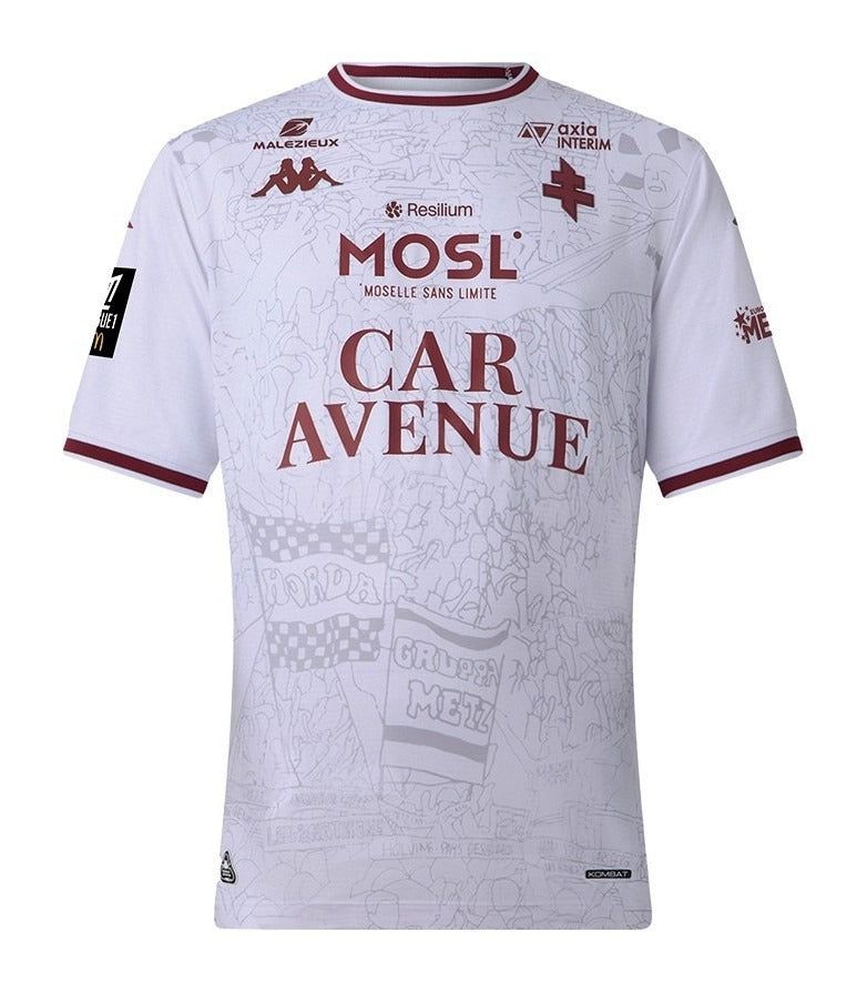 maillot-fc-metz-exterieur-20252026 FODBOLDTRØJE FC METZ UDEBANETRØJE 20252026