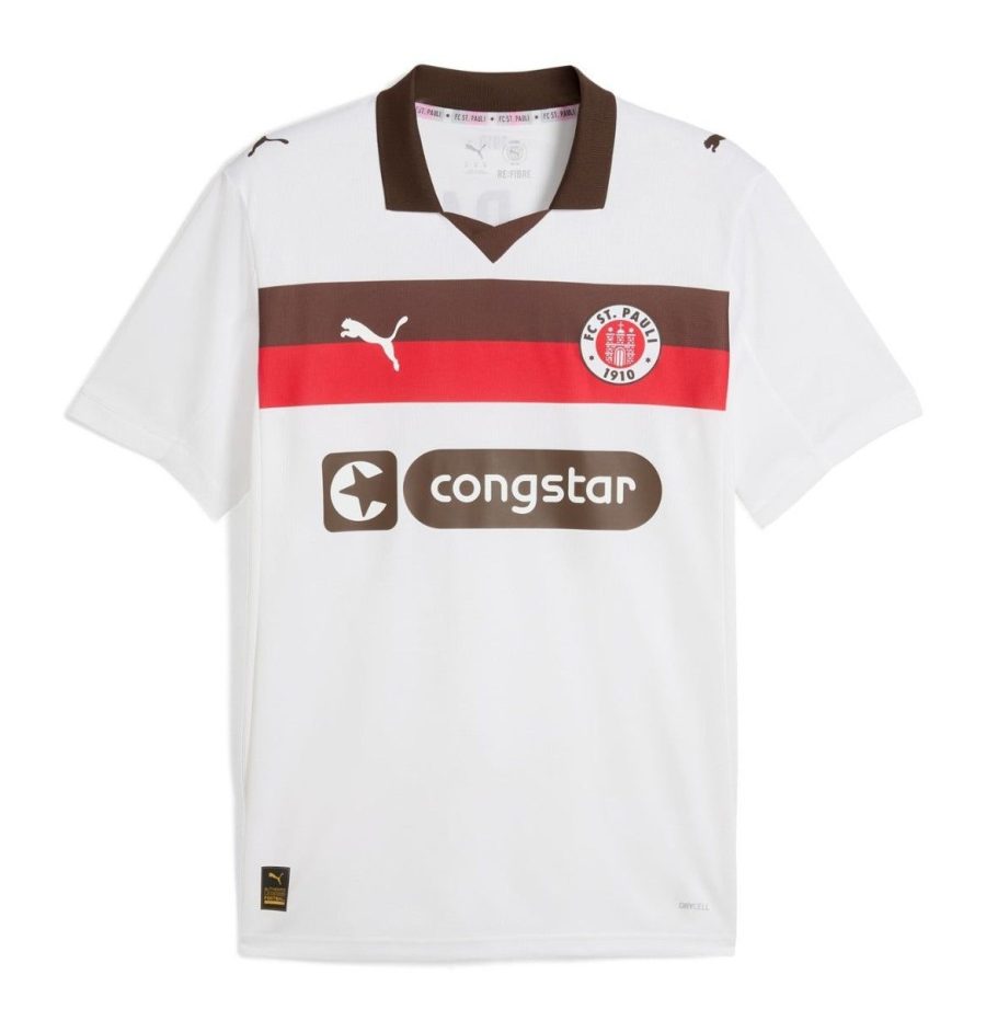 FODBOLDTRØJE FC ST PAULI UDEBANETRØJE 20252026