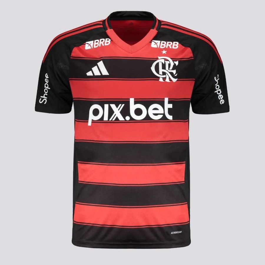 FODBOLDTRØJE FLAMENGO HJEMMEBANETRØJE 2025