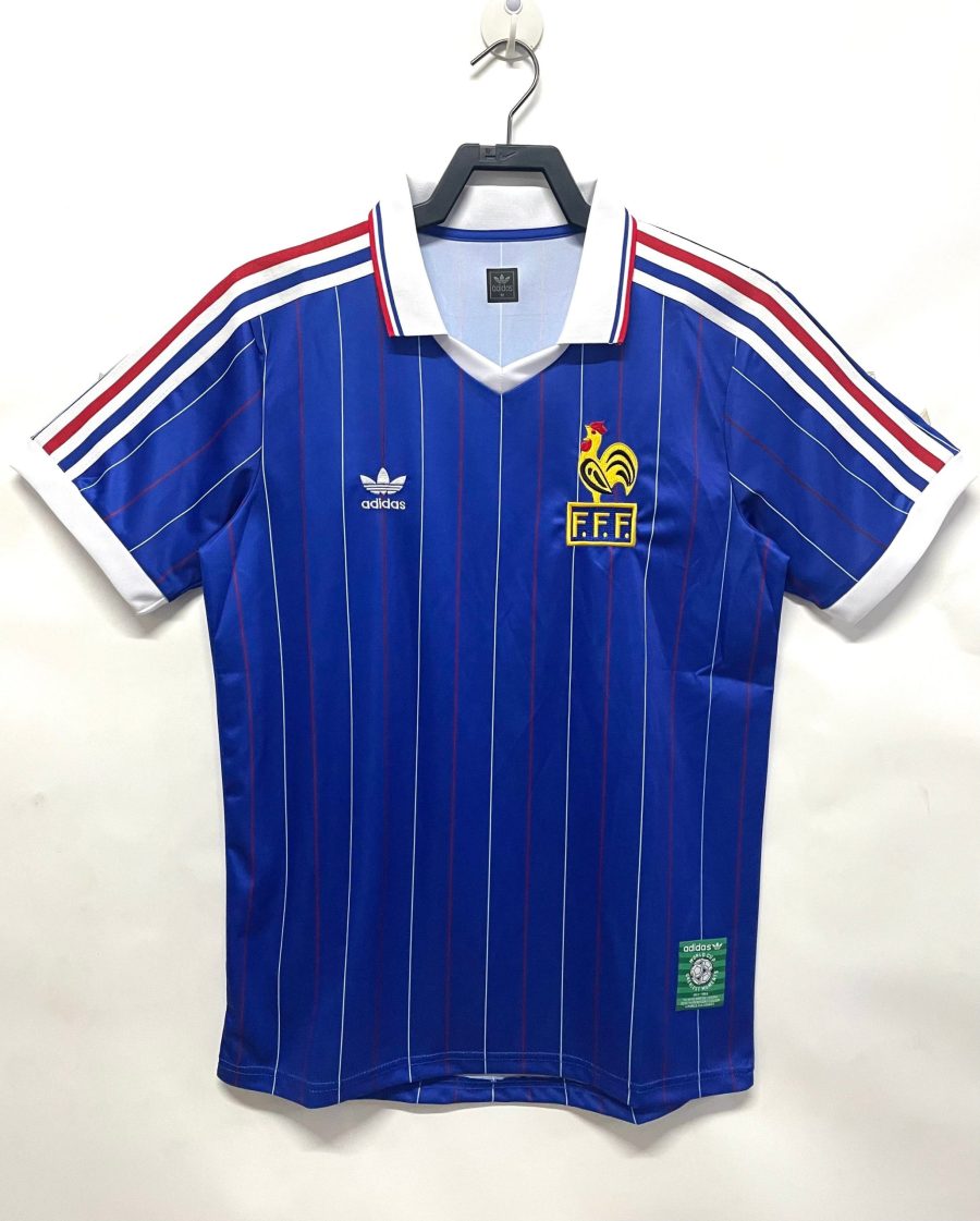 maillot-france-domicile-1982 FRANKRIGS HJEMMEBANETRØJE 1982