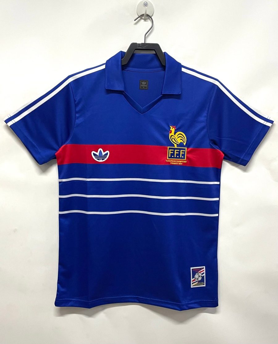 maillot-france-domicile-1984 FRANKRIGS HJEMMEBANETRØJE 1984