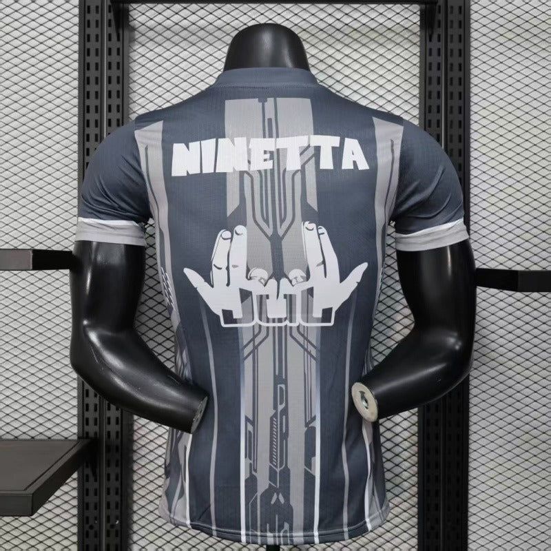 maillot-gris-olympique-de-marseille-collaboration-jul-saison-2025-2026 Grå trøje Olympique de Marseille samarbejde Jul sæson 2025 2026