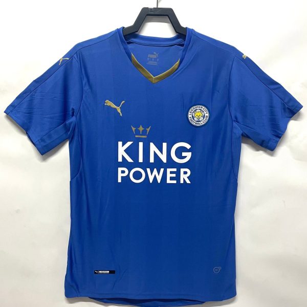 Fodboldtrøje Leicester City Hjemmebanetrøje 2015-2016