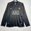 maillot-manchester-united-manches-longues-exterieur-20072008 FODBOLDTRØJE MANCHESTER UNITED LANGE ÆRMER UDEBANETRØJE 20072008