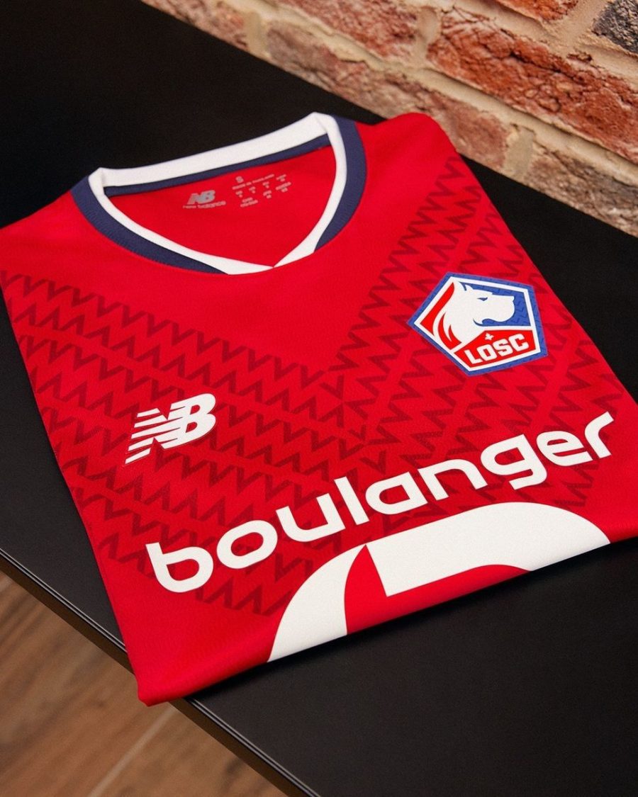 Officiel trøje Lille LOSC rød til hjemmekamp
