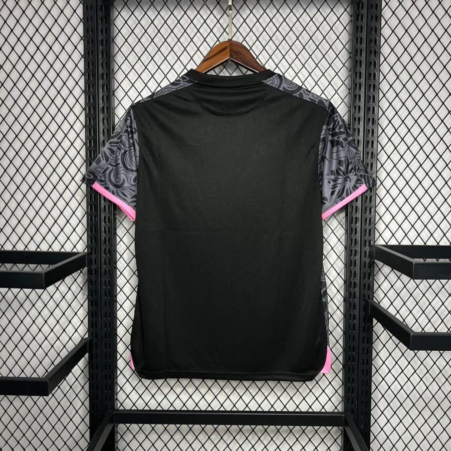maillot-palestine-noir-farrah-azam-saison-2024-2025-style-football Palestina sort trøje Farrah Azam sæson 2024 2025 fodboldstil