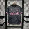 maillot-palestine-x-farrah-azam-noir-20242025 PALESTINA X FARRAH AZAM SORT TRØJE 20242025