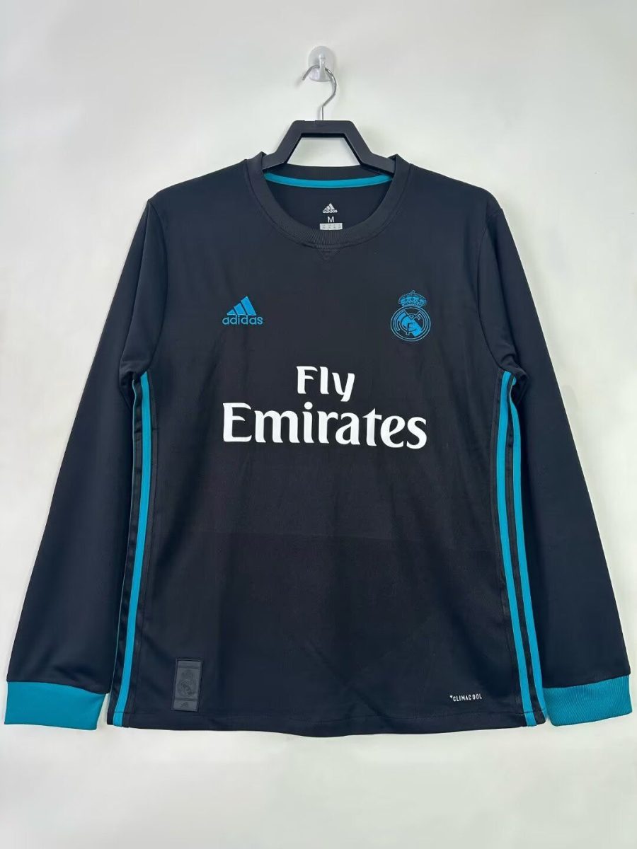 REAL MADRID LANGÆRMET HJEMMEBANETRØJE 2017/2018