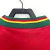 maillot-retro-portugal-rouge-et-vert-style-football retro-trøje Portugal rød og grøn fodboldstil