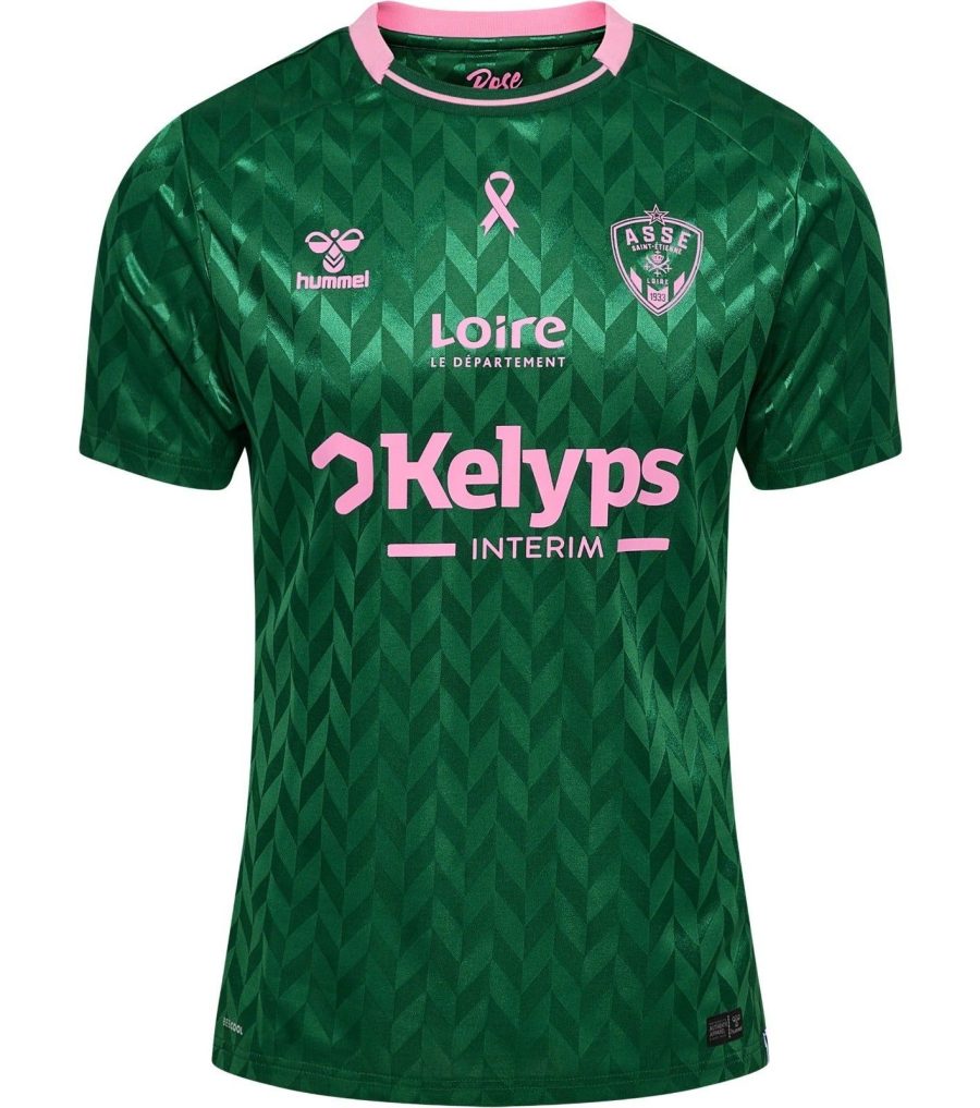 FODBOLDTRØJE SAINT-ÉTIENNE OKTOBER ROSA 20252026