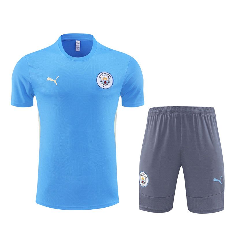 FODBOLDTRØJE + SHORTS MANCHESTER CITY 20242025
