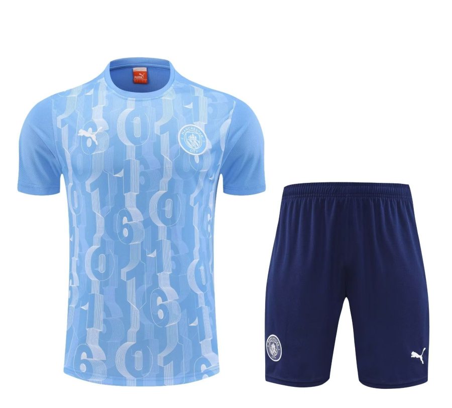 FODBOLDTRØJE + SHORTS MANCHESTER CITY 20242025