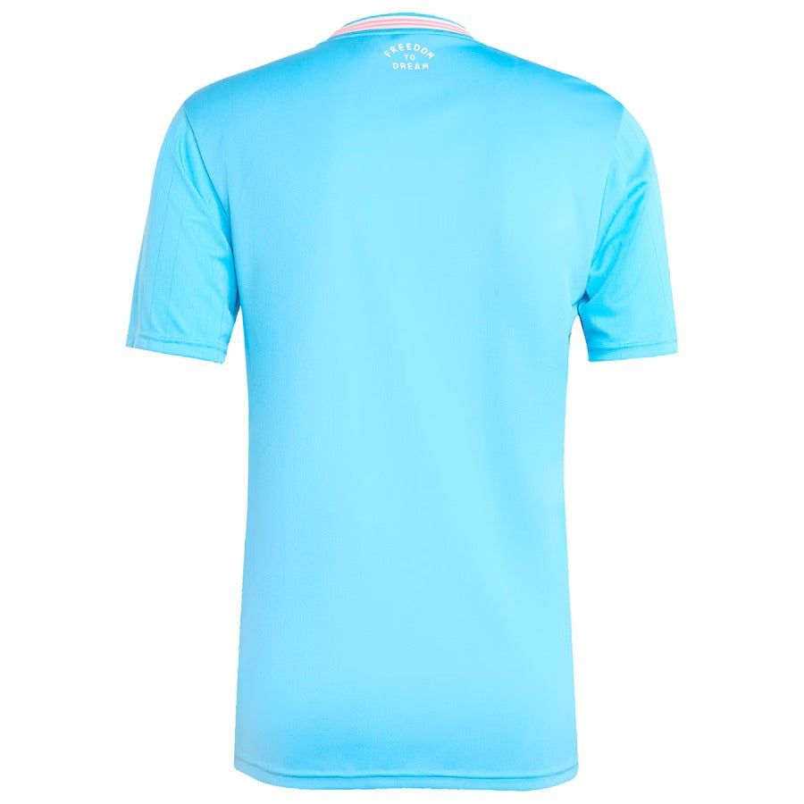 maillot-third-inter-miami-saison-2025-tenue-exterieure-rose-noir-adidas fodboldtrøje third Inter Miami sæson 2025 udebanetrøje sort pink adidas