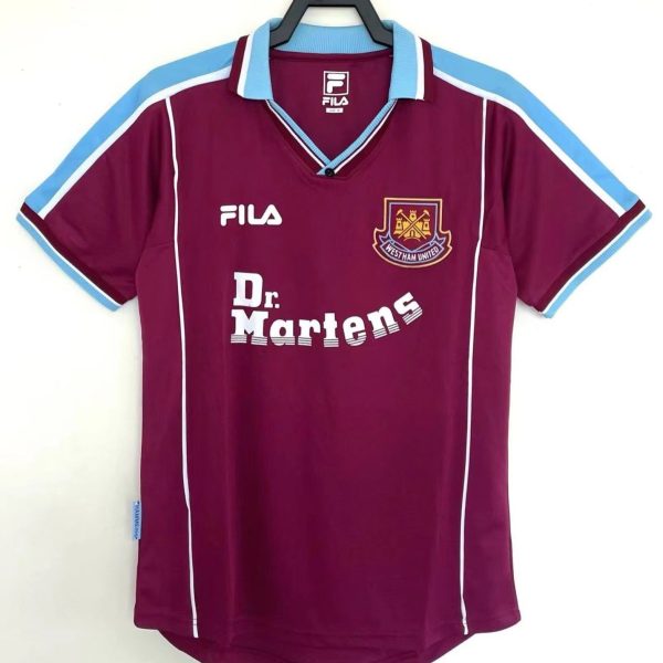Fodboldtrøje West Ham Hjemmebanetrøje 2000-2001