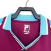West Ham United retrotrøje bordeaux og blå