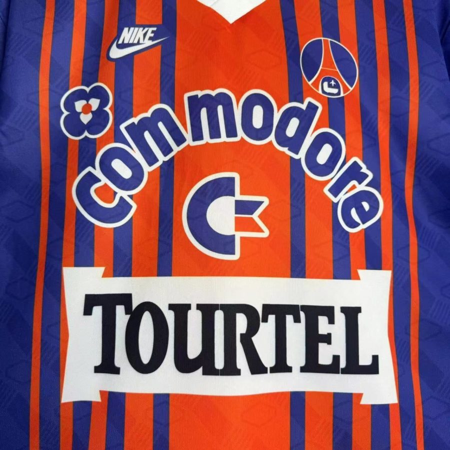 shirt-vintage-paris-sg-domicile-annees-90-sponsor-opel vintage trøje Paris SG hjemmebane 90'erne sponsor Opel