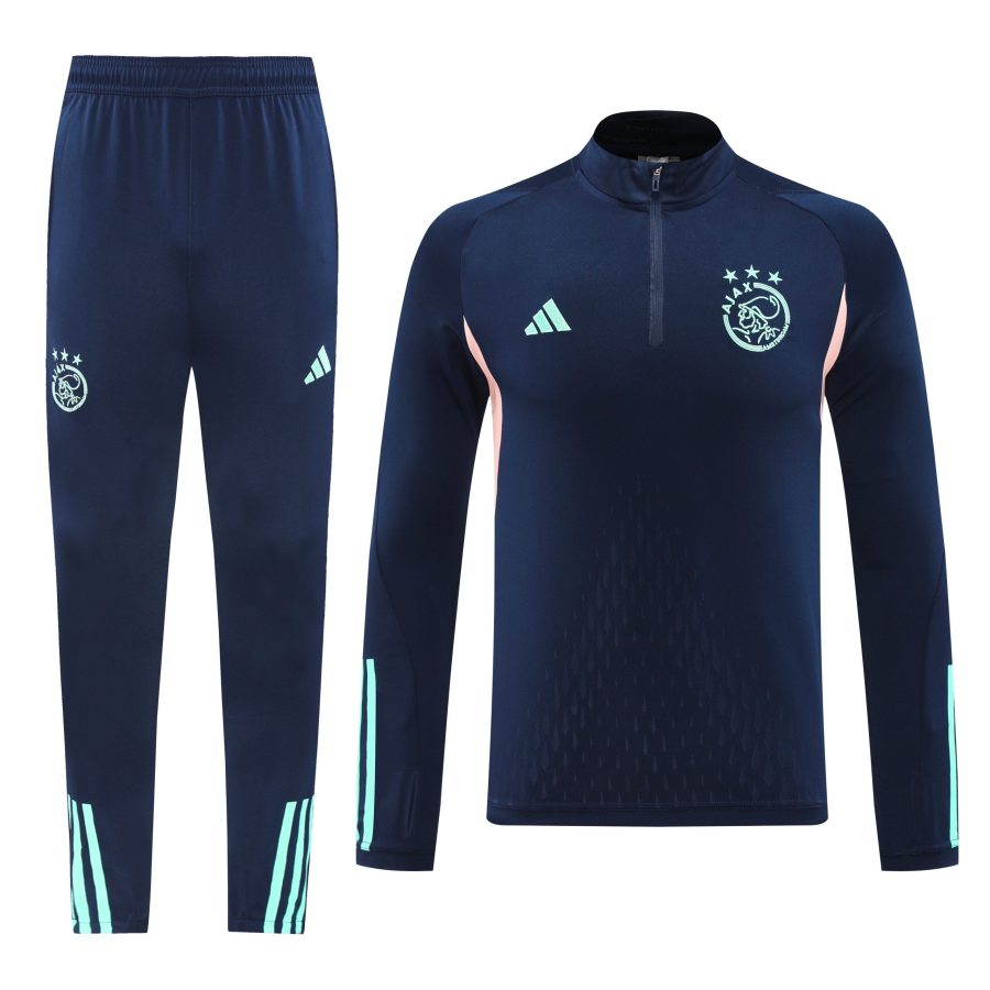 survetement-ajax-saison-2023-2024-haut-et-bas-pour-entrainement Ajax-træningstøj sæson 2023 2024 top og bukser til træning