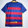 tenue-de-football-fc-barcelone-domicile-modele-deux-mille-quinze-deux-mille-seize fodboldtrøje FC Barcelona hjemmebanetrøje model to tusind femten to tusind seksten