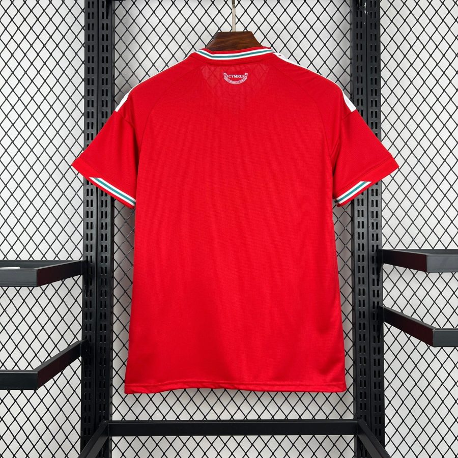 tenue-de-football-galloise-maillot-maison-2026-couleur-rouge Walisisk fodbolddragt hjemmetrøje 2026 rød farve