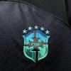 Fodbolddragt Brasilien sort udgave concept til supportere